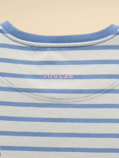 Joules Girls' Let's Go Pink/Blue/Turquoise Short Sleeve T Shirts 3 Pack image 6