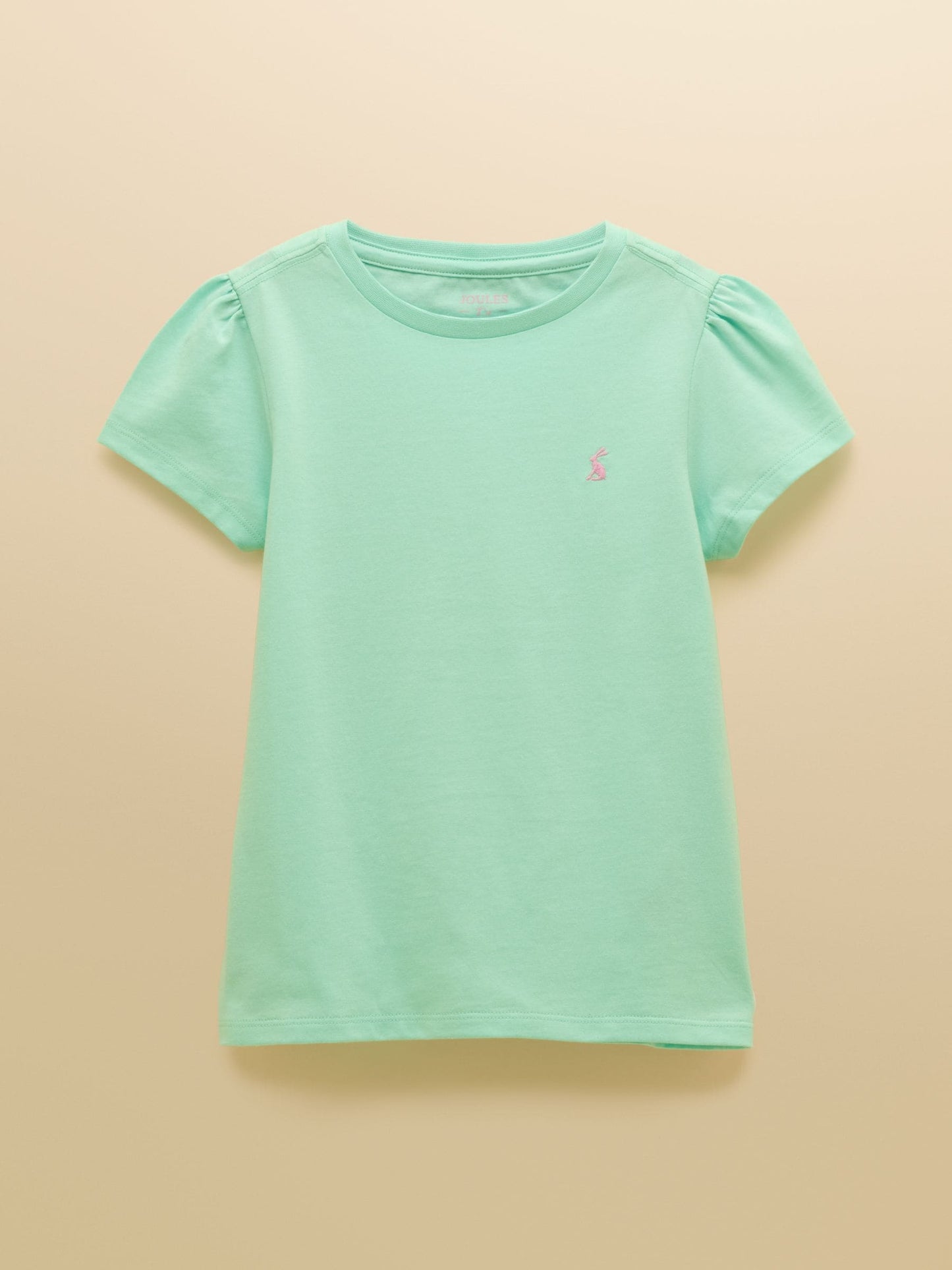 Joules Girls' Let's Go Pink/Blue/Turquoise Short Sleeve T Shirts 3 Pack image 7