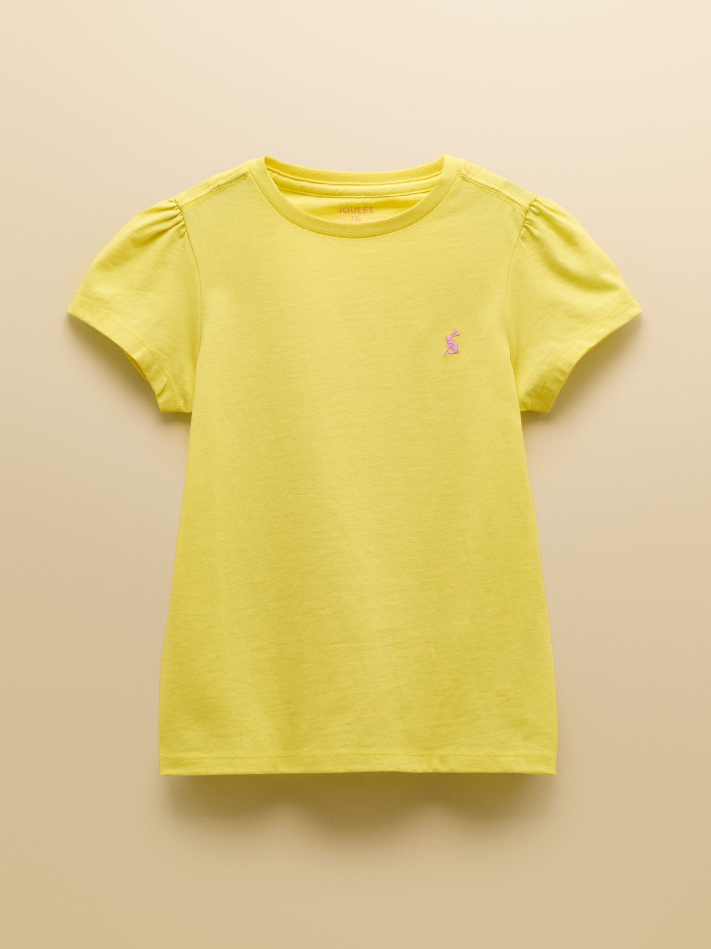 Joules Girls' Let's Go Pink/Orange/Yellow Short Sleeve T Shirts 3 Pack image 4