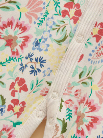 Joules Razamataz Multi Floral Cotton Babygrow image 5