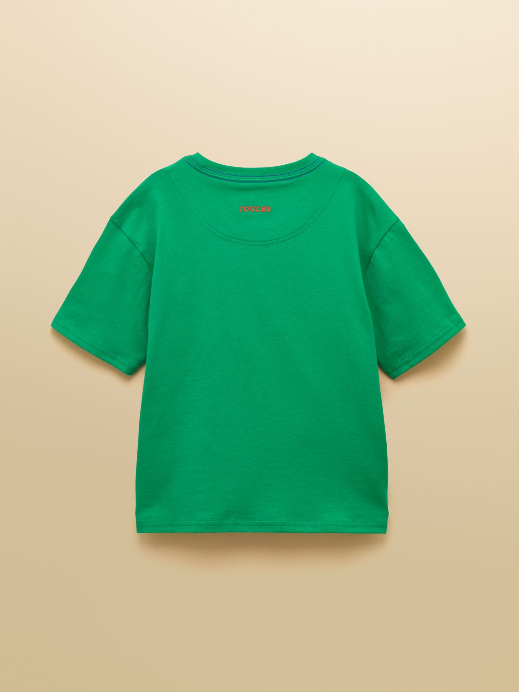 Joules Boys' Archie Green Dog Applique Graphic T-Shirt image 5