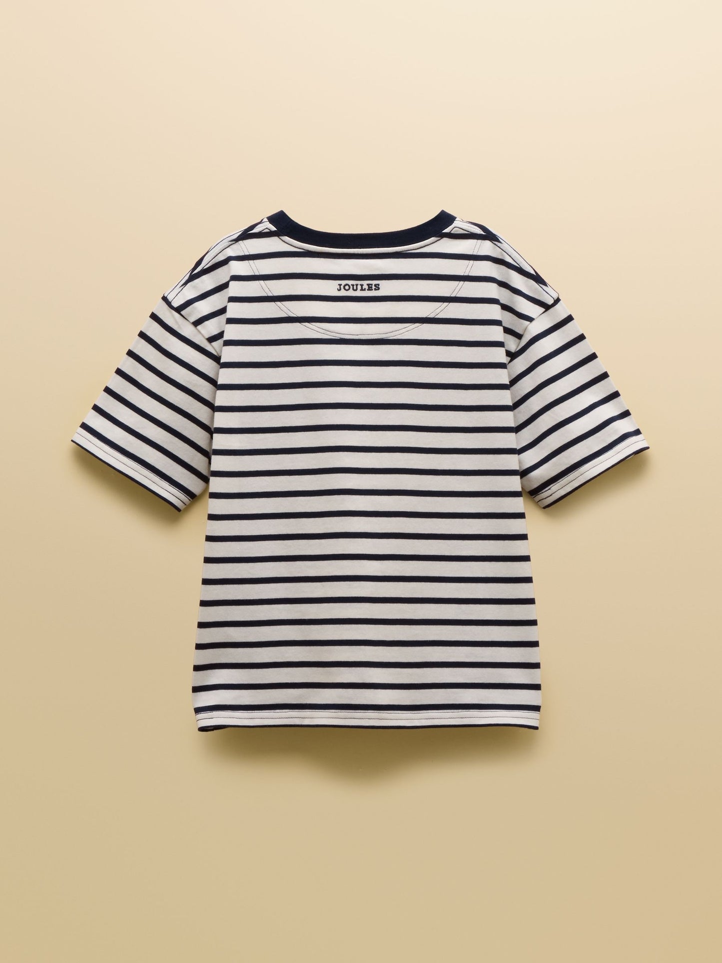 Joules Boys' Let's Go Orange & Navy Short Sleeve T-Shirts 2 Pack image 4