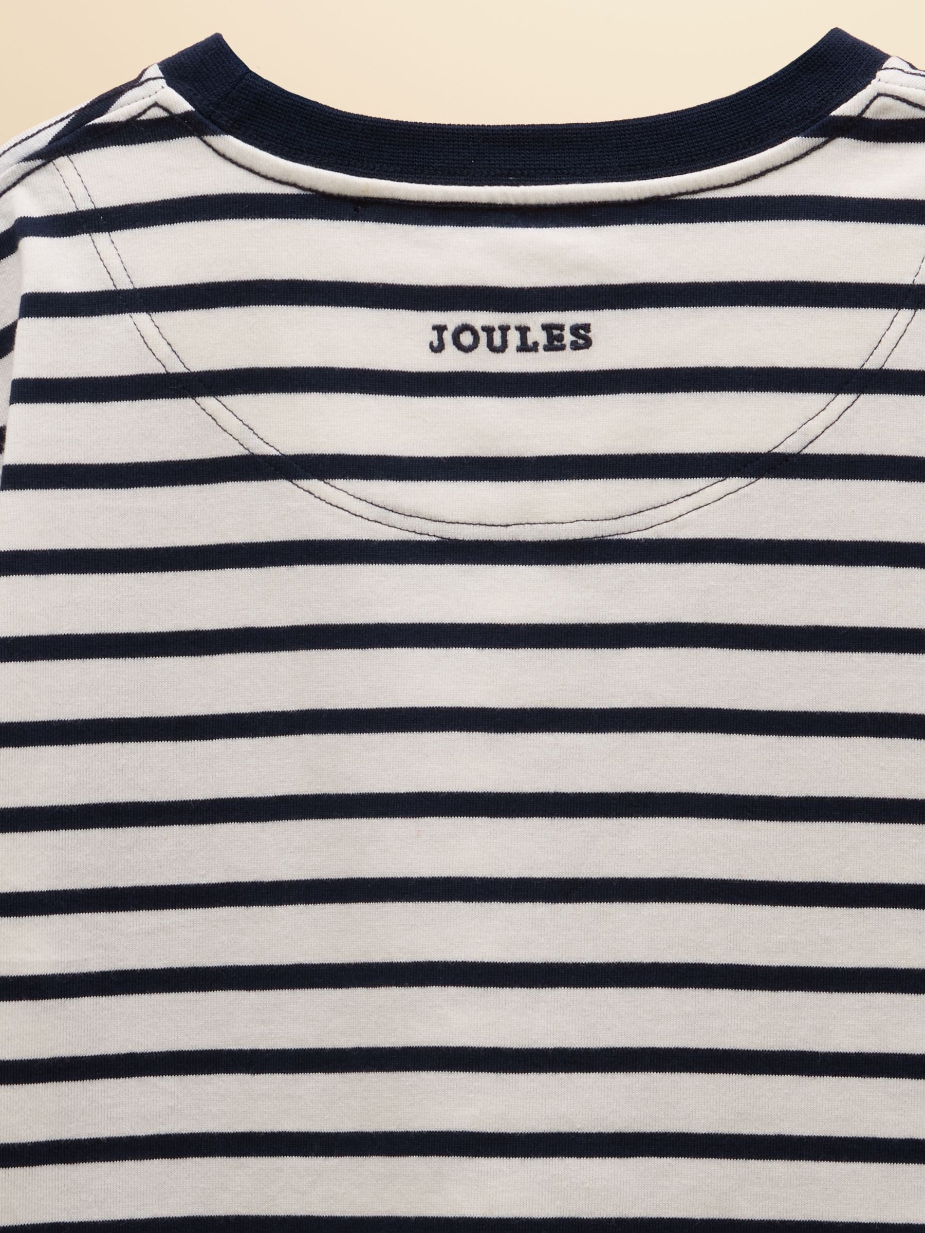 Joules Boys' Let's Go Orange & Navy Short Sleeve T-Shirts 2 Pack image 6