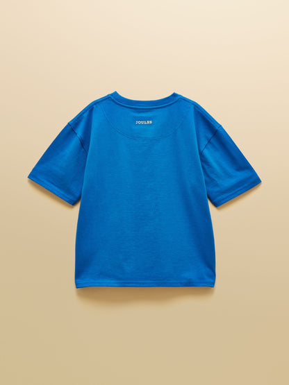 Joules Boys' Let's Go Blue & Yellow Short Sleeve T-Shirts 2 Pack image 3