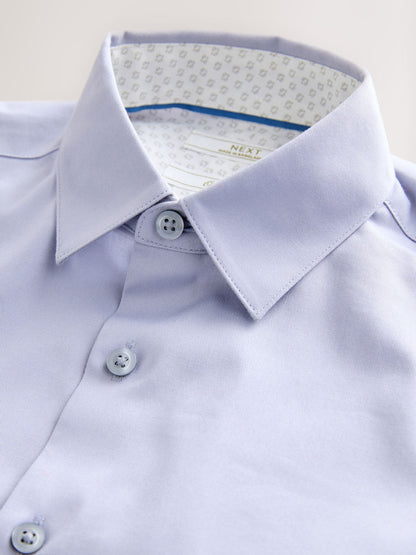 Dsiney Kidz - Lilac Long Sleeves Smart Trimmed Shirt (3-16yrs) image 3