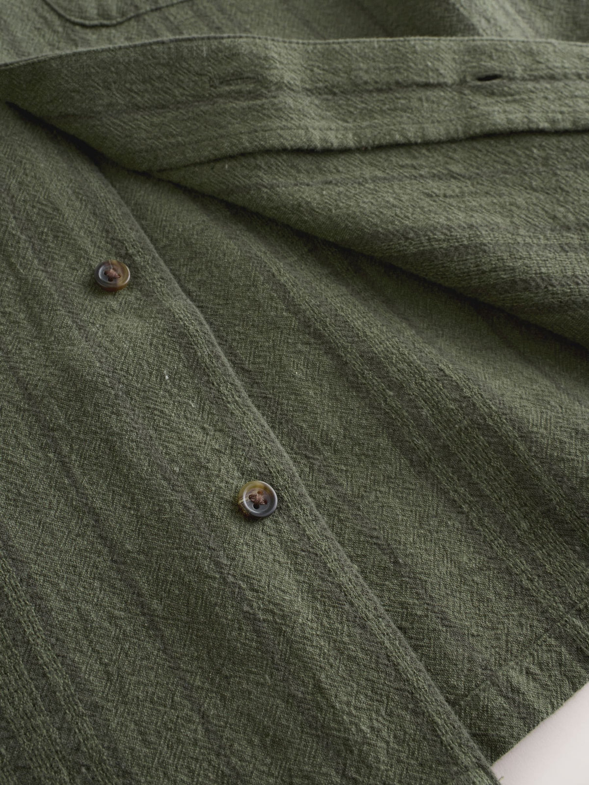 Dsiney Kidz - Khaki Green Short Sleeve Textured Shirt and Shorts Set (3-16yrs) image 10