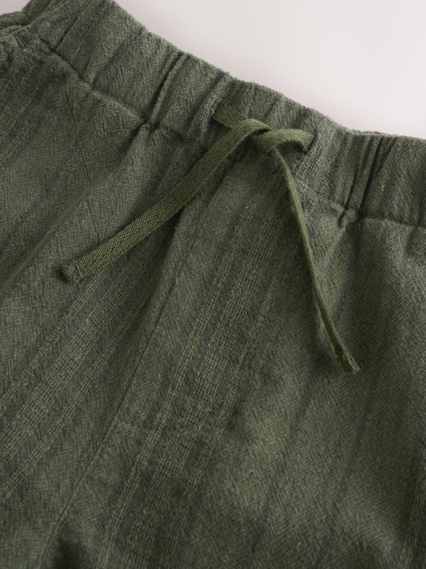 Dsiney Kidz - Khaki Green Short Sleeve Textured Shirt and Shorts Set (3-16yrs) image 12