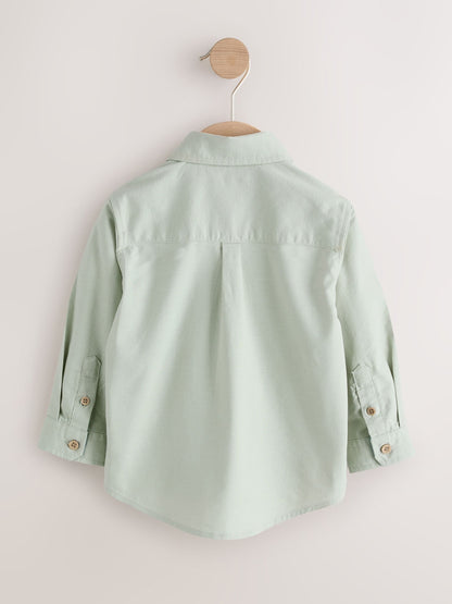 Dsiney Kidz - Green Character Long Sleeve Oxford Shirt (3mths-7yrs) image 6
