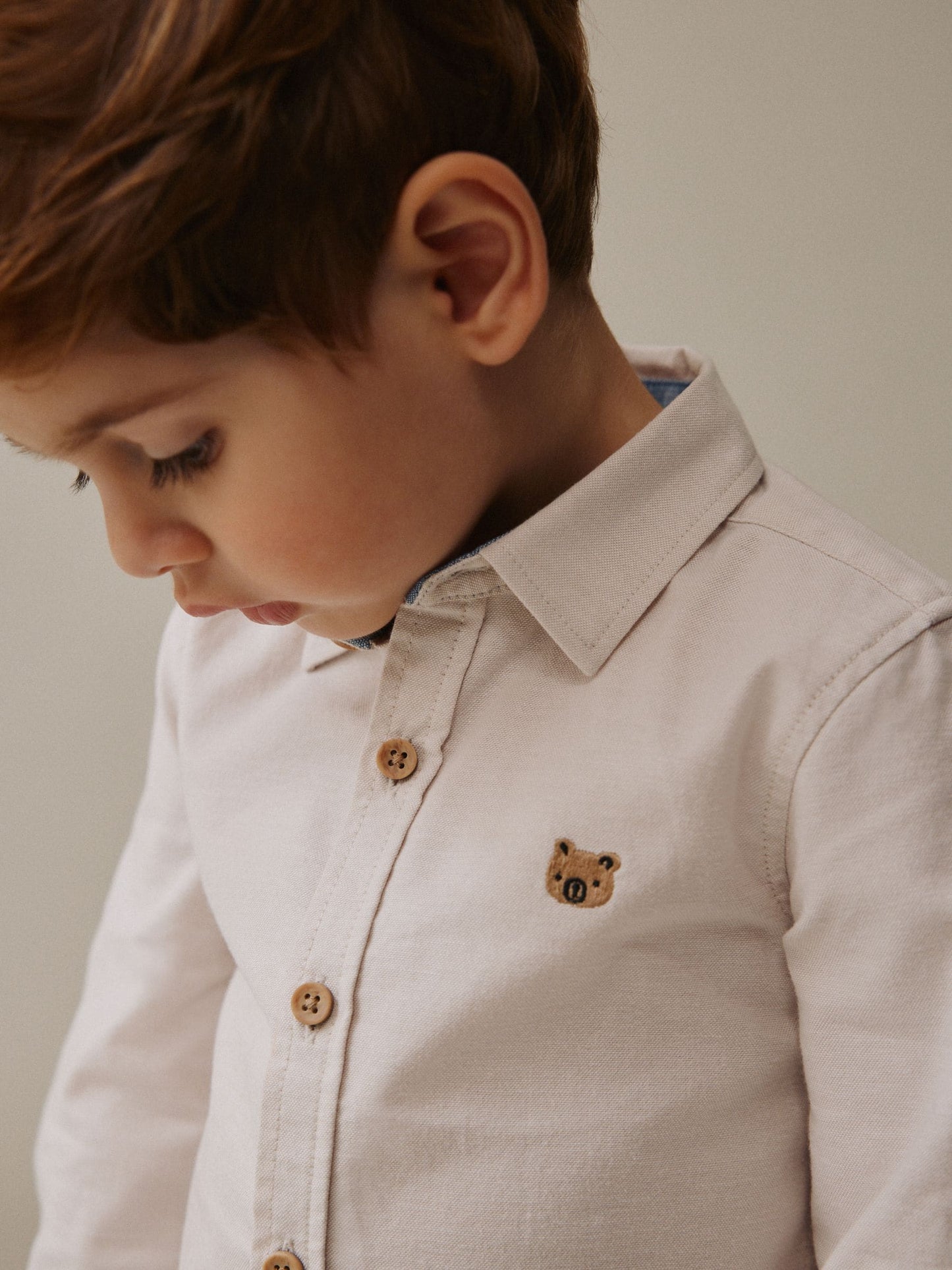 Dsiney Kidz - Ecru Character Long Sleeve Oxford Shirt (3mths-7yrs) image 3