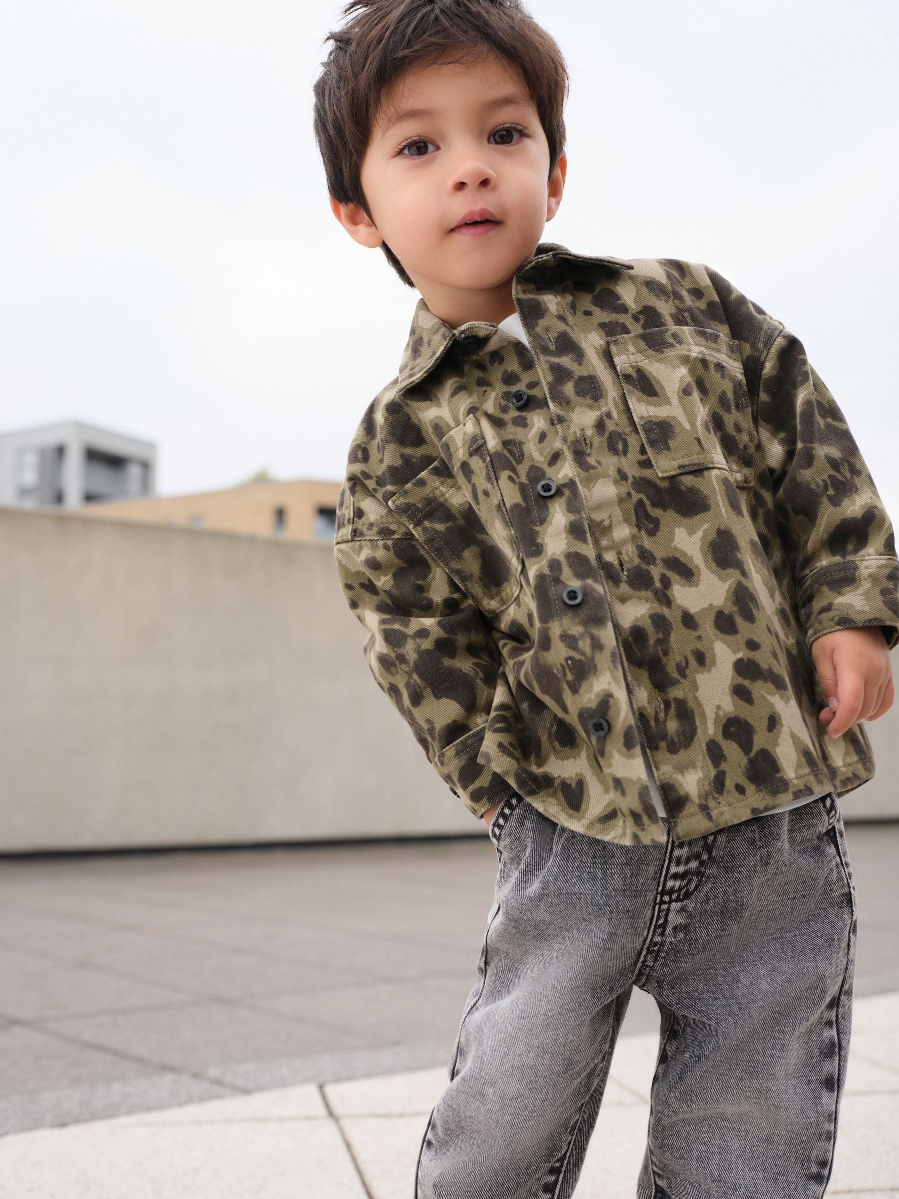 Dsiney Kidz - Camouflage 2PC Camoflauge Overshirt & T-Shirt Set (3mths-7yrs) image 1