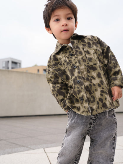 Dsiney Kidz - Camouflage 2PC Camoflauge Overshirt & T-Shirt Set (3mths-7yrs) image 1