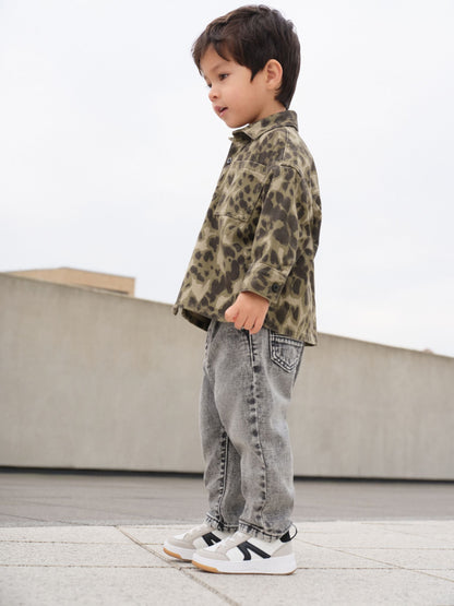 Dsiney Kidz - Camouflage 2PC Camoflauge Overshirt & T-Shirt Set (3mths-7yrs) image 2