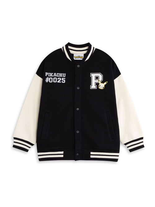 Dsiney Kidz - Vanilla Underground Black Pokemon Pikachu Bomber Jacket image 1