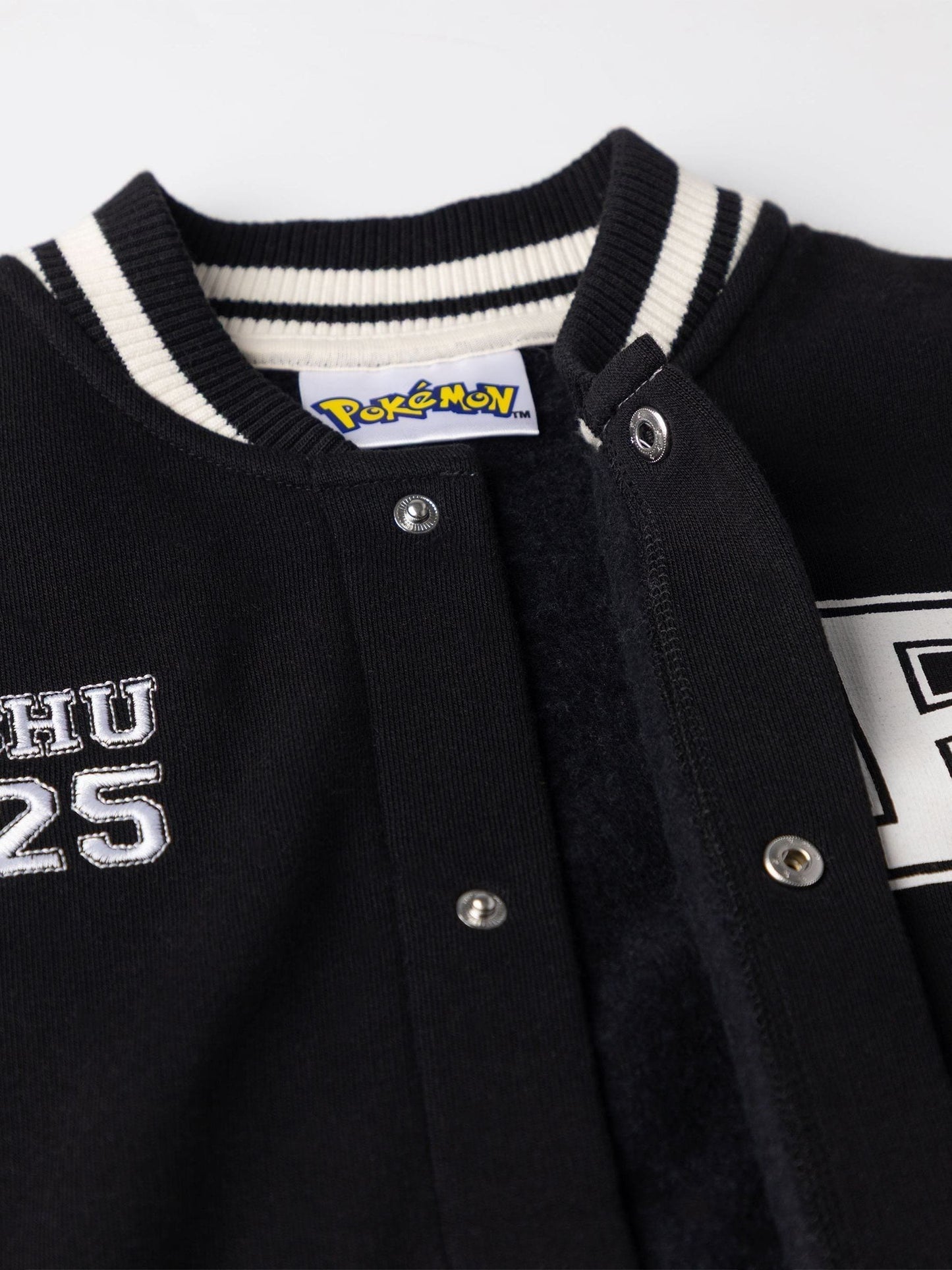 Dsiney Kidz - Vanilla Underground Black Pokemon Pikachu Bomber Jacket image 4