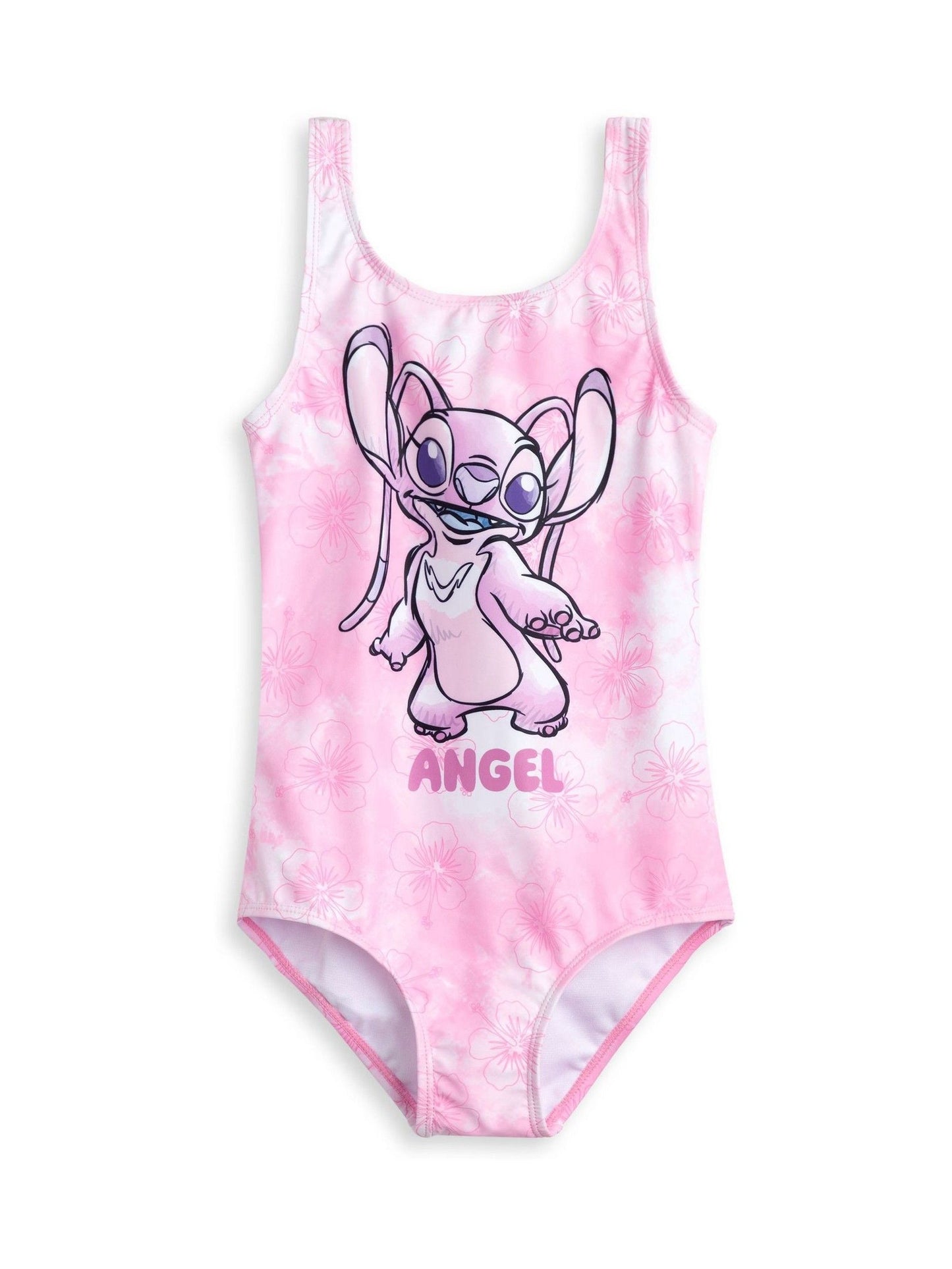 Dsiney Kidz - Vanilla Underground Pink Girls Disney Lilo & Stitch Multicoloured Stitch Swimsuit image 3