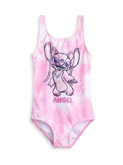 Dsiney Kidz - Vanilla Underground Pink Girls Disney Lilo & Stitch Multicoloured Stitch Swimsuit image 3