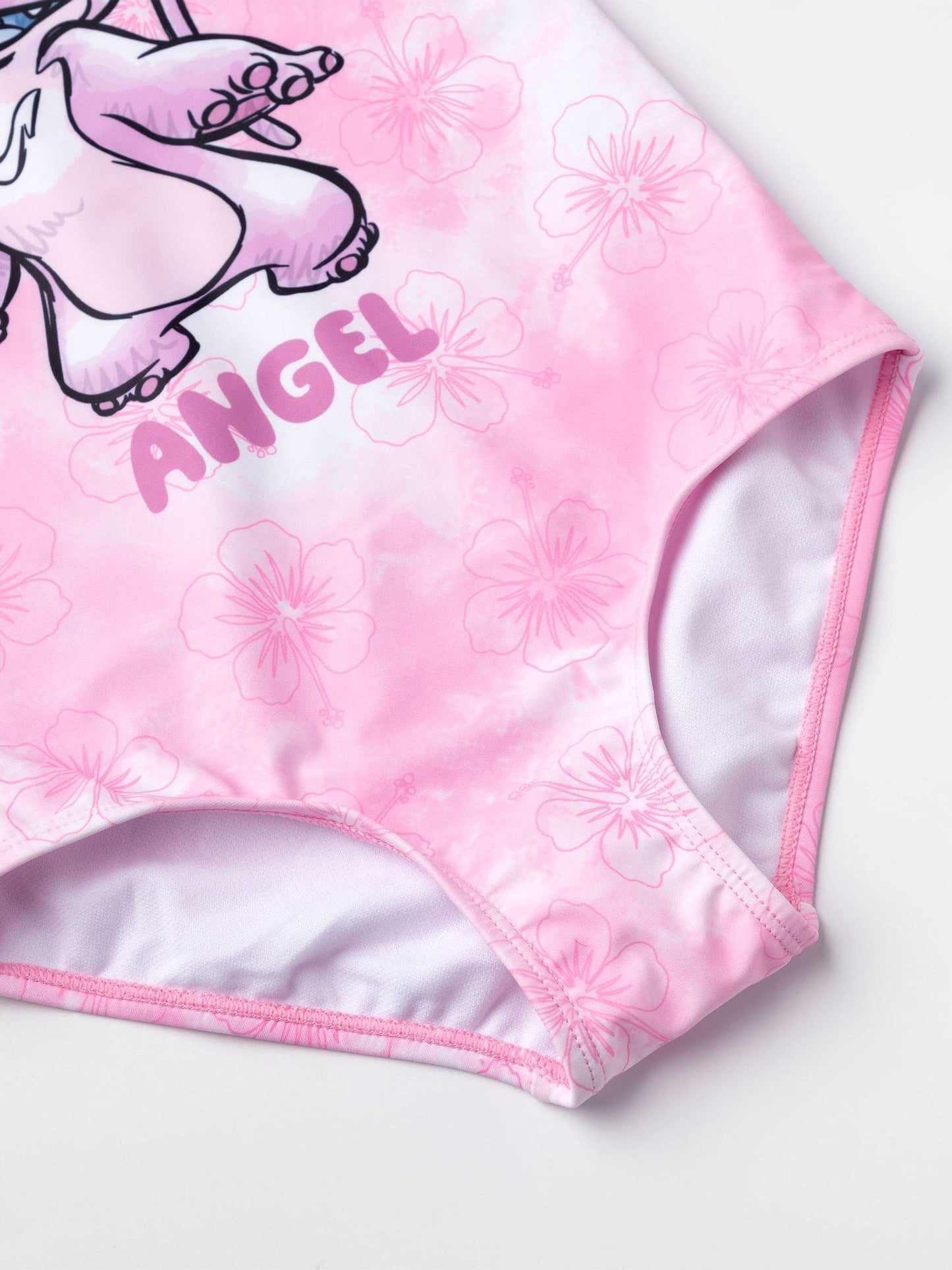 Dsiney Kidz - Vanilla Underground Pink Girls Disney Lilo & Stitch Multicoloured Stitch Swimsuit image 7
