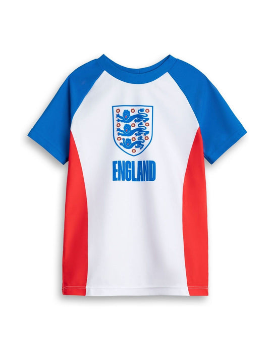 Vanilla Underground White England Boys White Rash Vest image 1