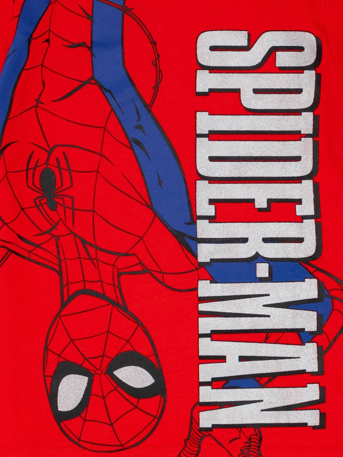 Dsiney Kidz - Vanilla Underground Blue Boys Marvel Spiderman Short Sleeve Short Leg 100% Cotton Pyjamas Set image 3