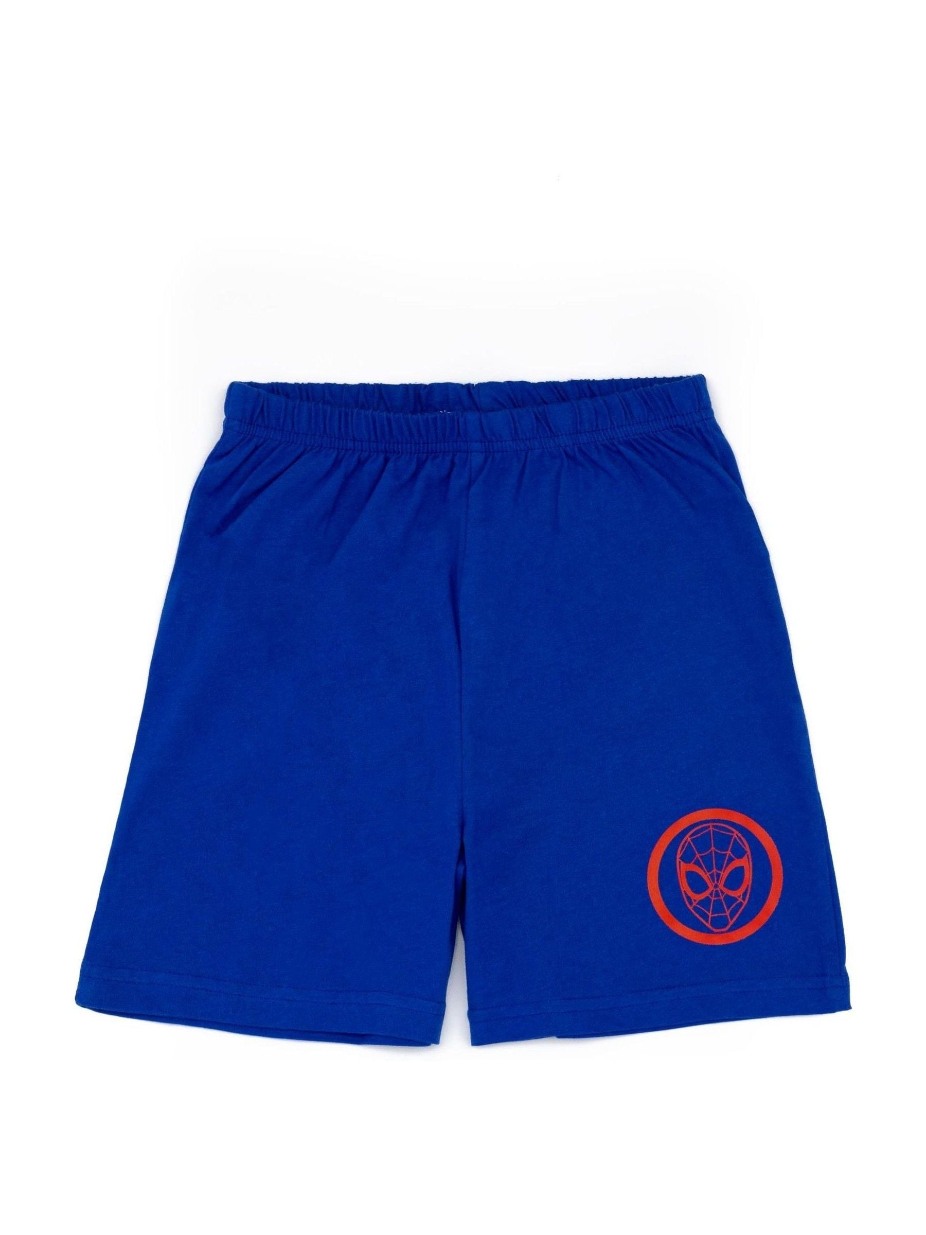 Dsiney Kidz - Vanilla Underground Blue Boys Marvel Spiderman Short Sleeve Short Leg 100% Cotton Pyjamas Set image 5