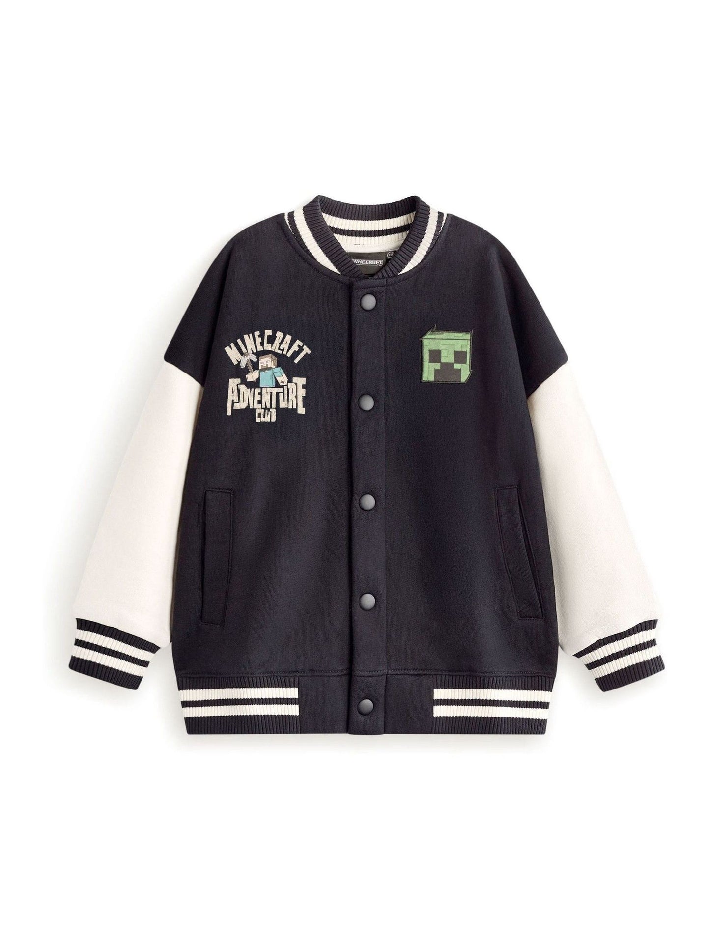 Dsiney Kidz - Vanilla Underground Black Minecraft Bomber Jacket image 1