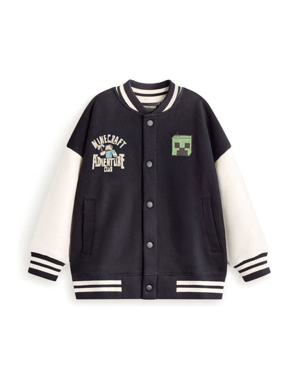 Dsiney Kidz - Vanilla Underground Black Minecraft Bomber Jacket image 1