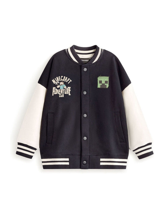 Dsiney Kidz - Vanilla Underground Black Minecraft Bomber Jacket image 1