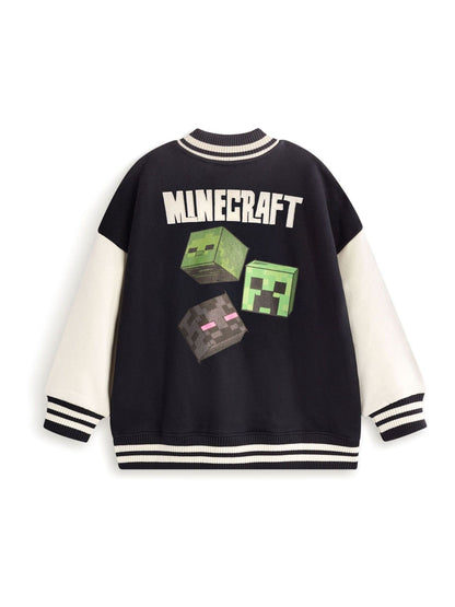 Dsiney Kidz - Vanilla Underground Black Minecraft Bomber Jacket image 2