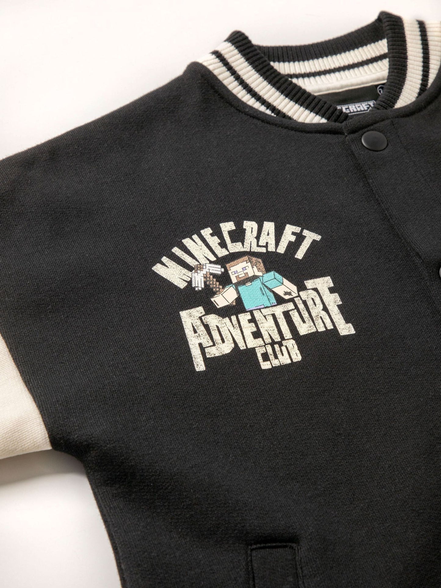 Dsiney Kidz - Vanilla Underground Black Minecraft Bomber Jacket image 3