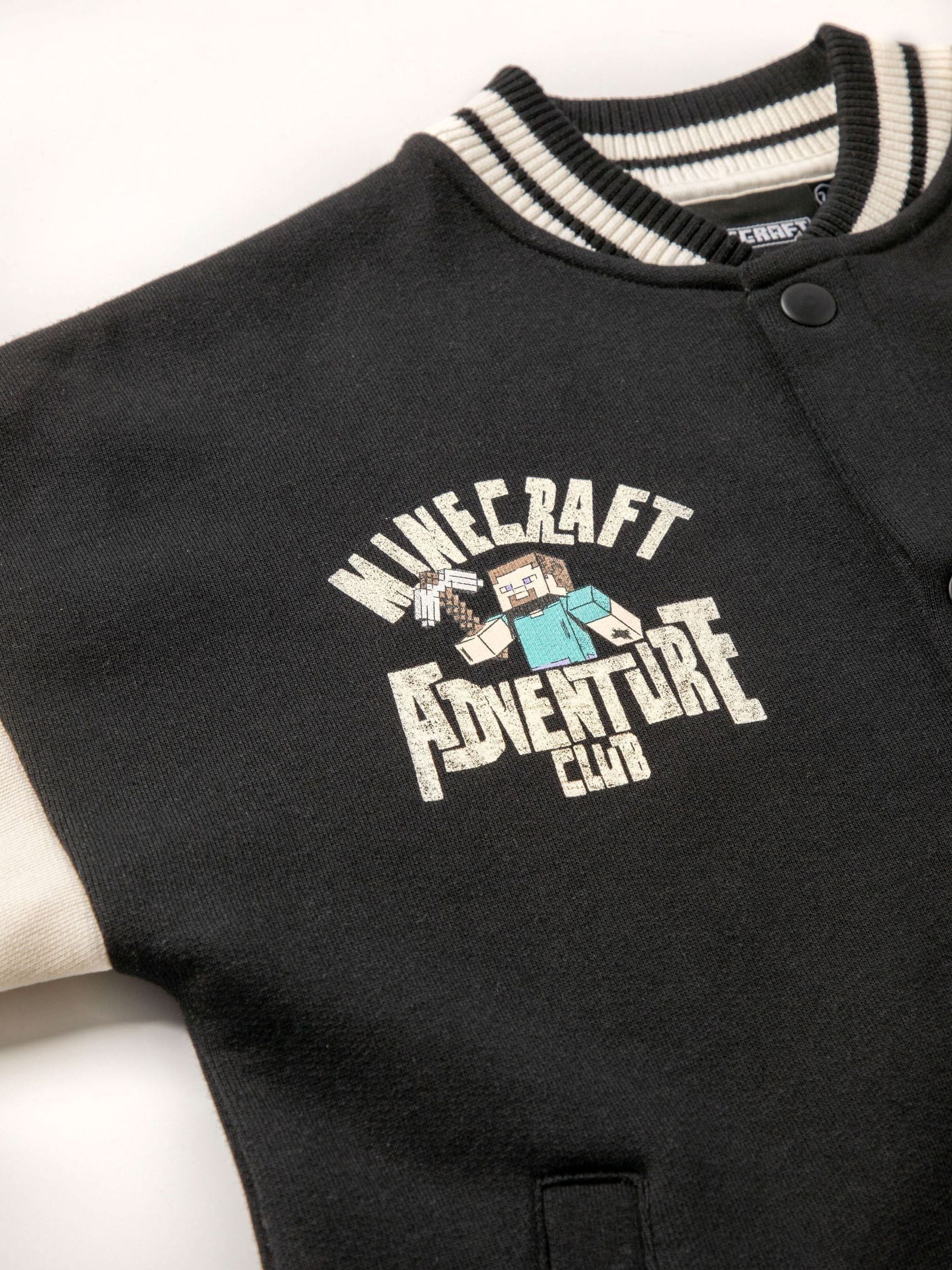 Dsiney Kidz - Vanilla Underground Black Minecraft Bomber Jacket image 3