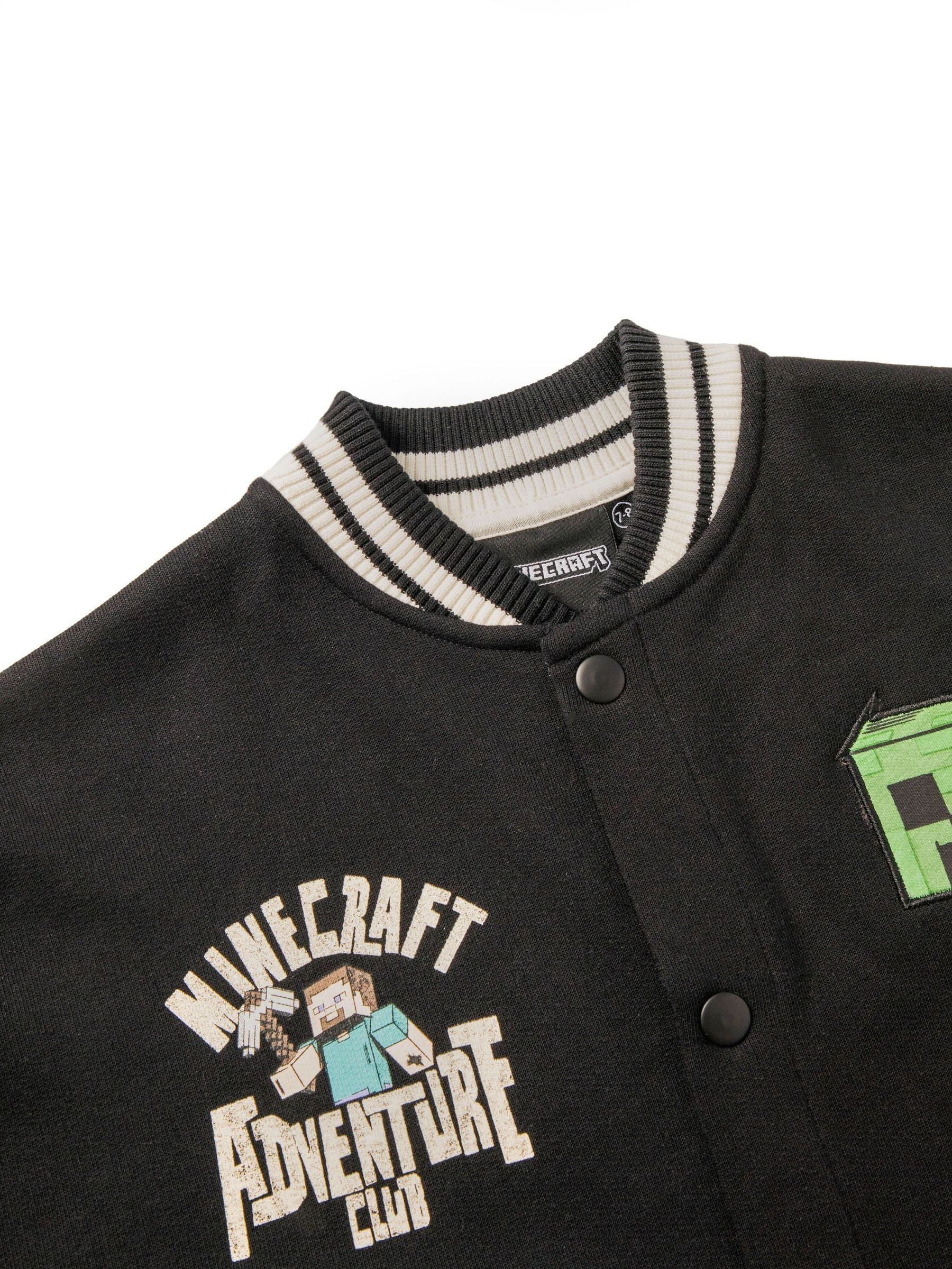 Dsiney Kidz - Vanilla Underground Black Minecraft Bomber Jacket image 4