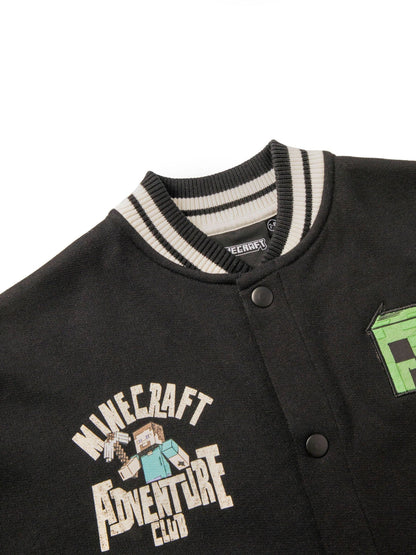 Dsiney Kidz - Vanilla Underground Black Minecraft Bomber Jacket image 4
