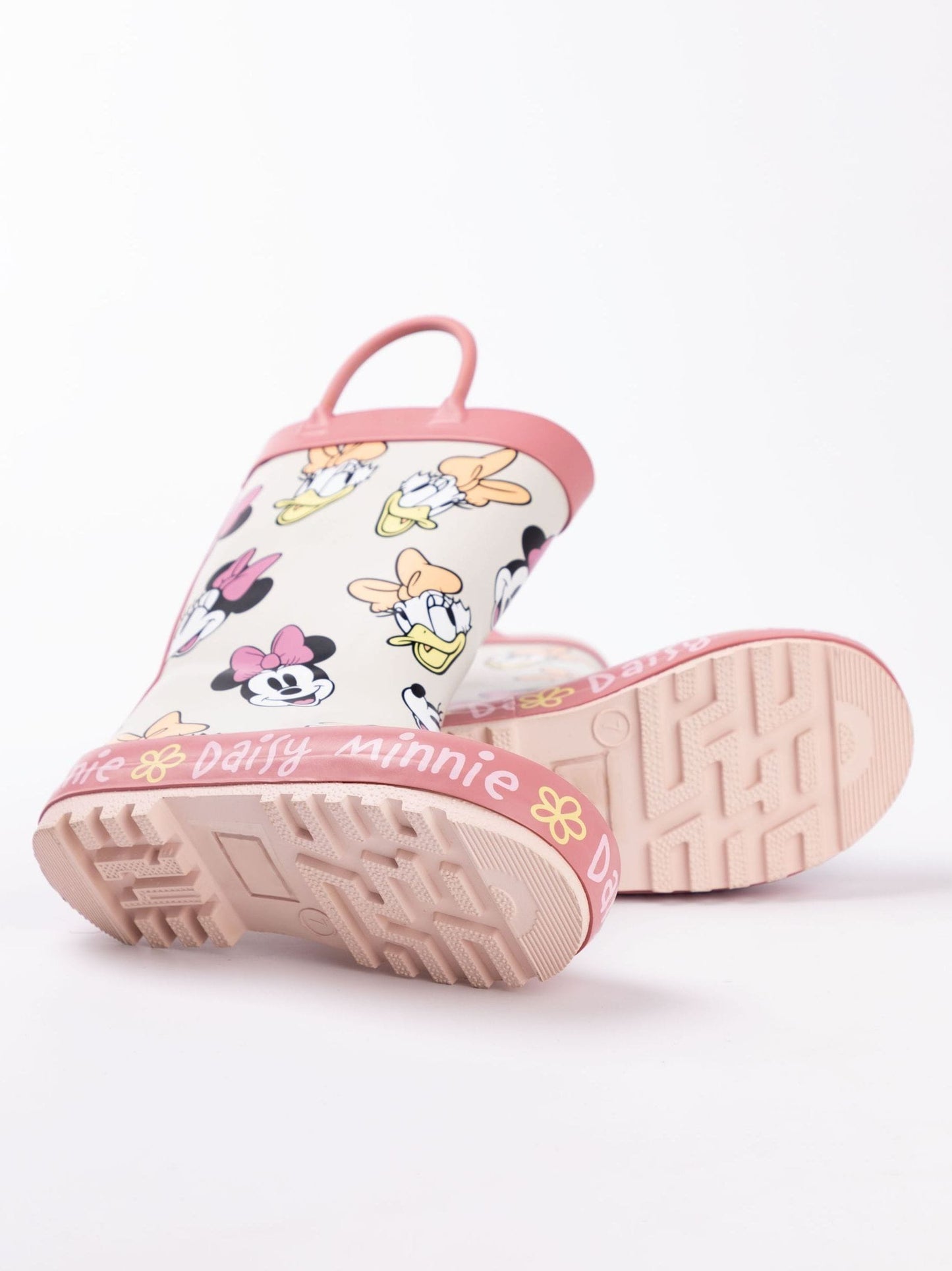 Vanilla Underground Pink Mickey & Pluto Boys Wellies with Handles image 6