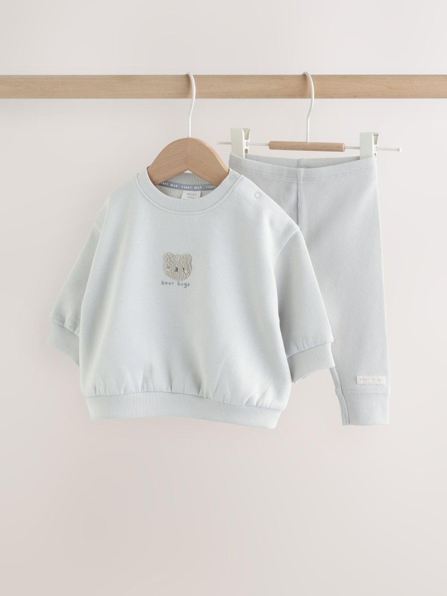 Grey Bear Sweat and Leggings Baby Set (0mths-2yrs) image 1