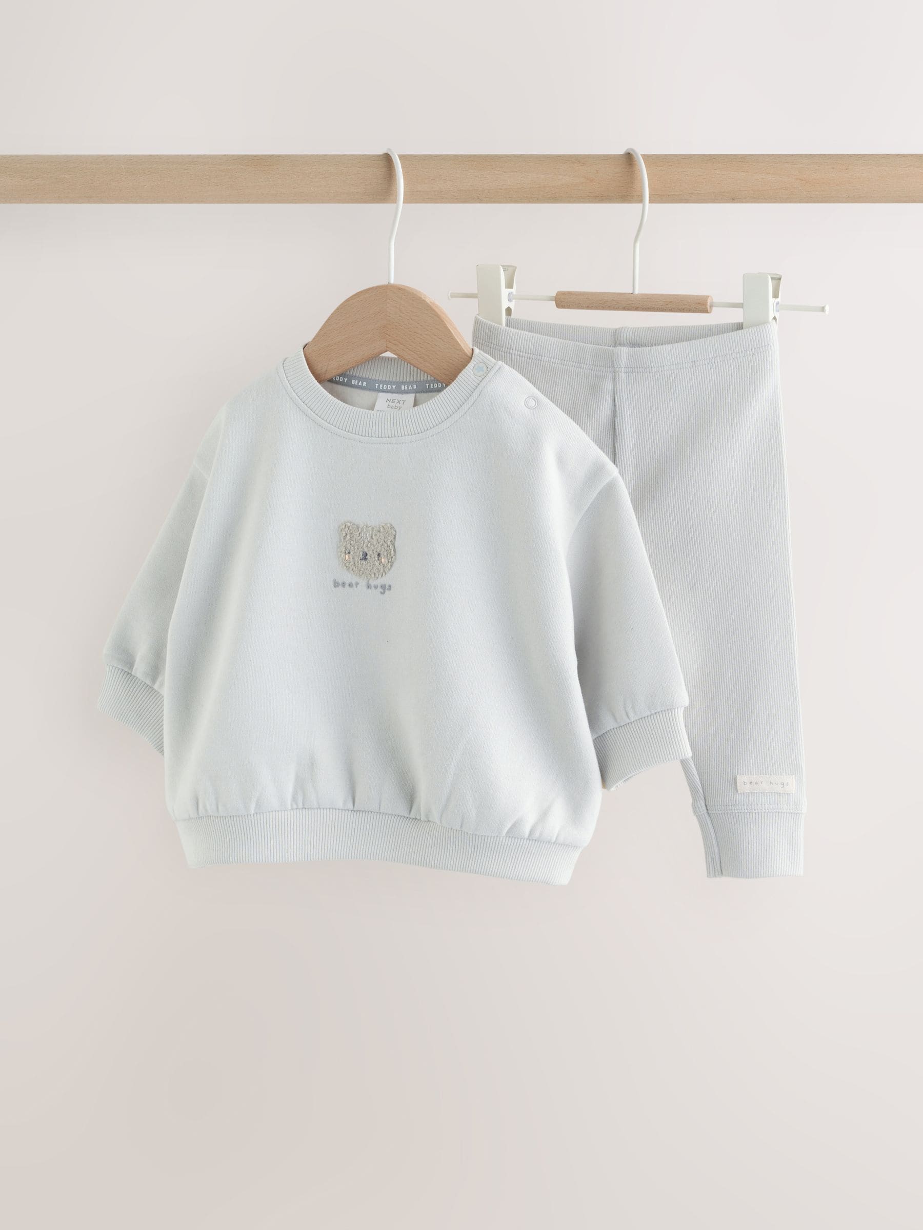Grey Bear Sweat and Leggings Baby Set (0mths-2yrs) image 1
