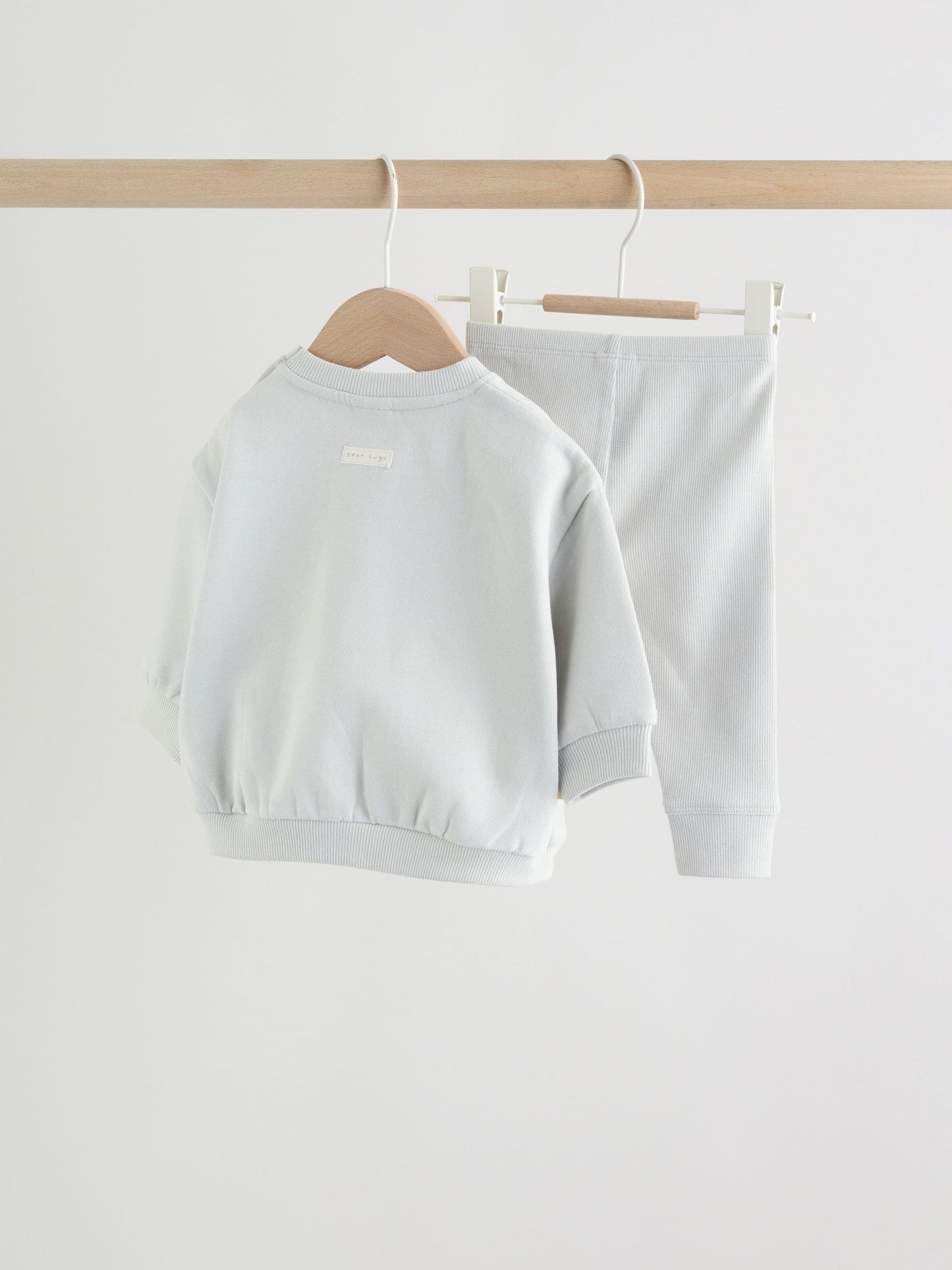 Grey Bear Sweat and Leggings Baby Set (0mths-2yrs) image 2