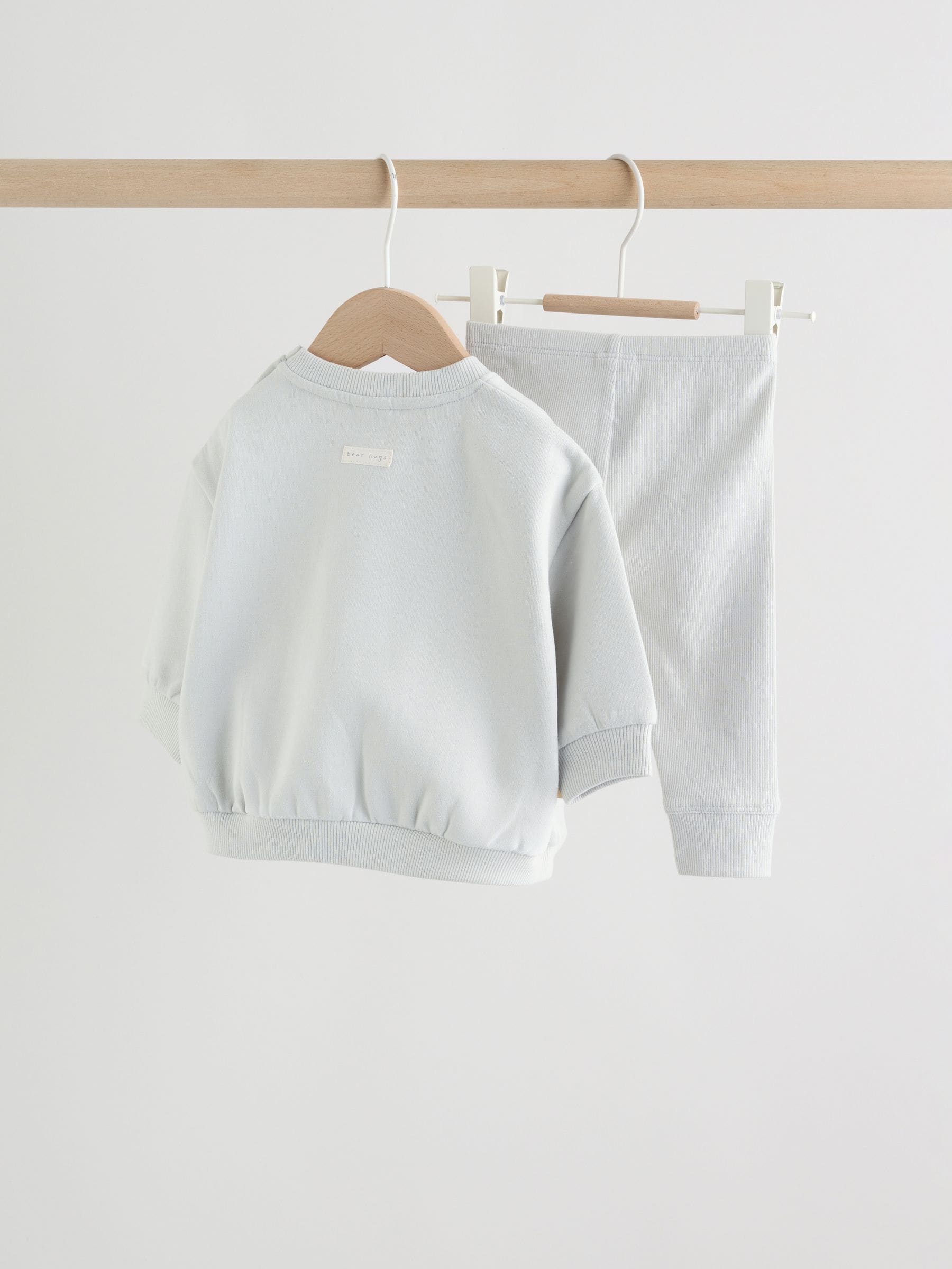Grey Bear Sweat and Leggings Baby Set (0mths-2yrs) image 2