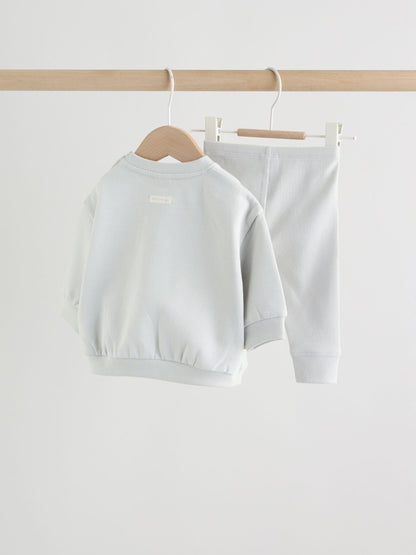 Grey Bear Sweat and Leggings Baby Set (0mths-2yrs) image 2