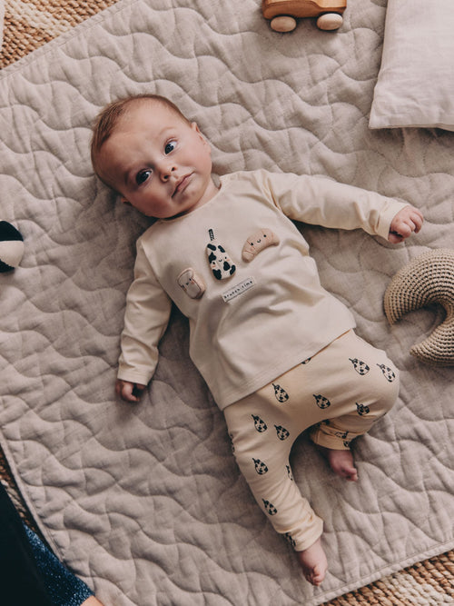 Dsiney Kidz - Neutral Milk Club Top and Legging Baby Set (0mths-2yrs) image 1