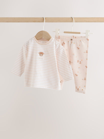 Neutral Hamish Top and Legging Baby Set (0mths-2yrs) image 5