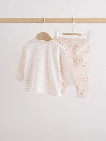 Neutral Hamish Top and Legging Baby Set (0mths-2yrs) image 6