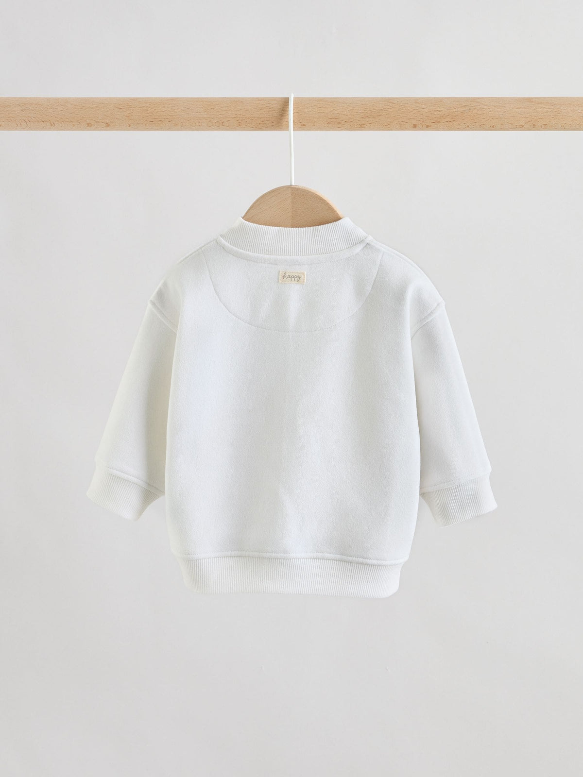 White Jersey Jacket Bodysuit and Leggings 3 Piece Baby Set (0mths-2yrs) image 4