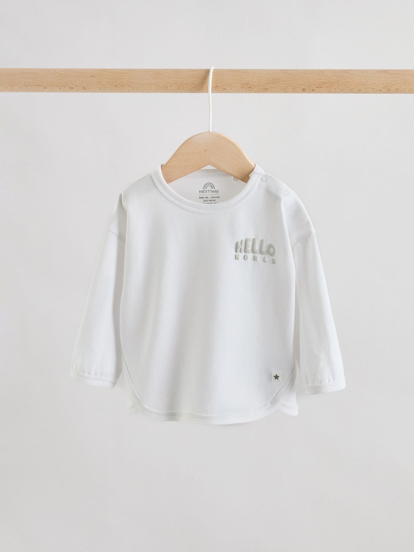 White Jersey Jacket Bodysuit and Leggings 3 Piece Baby Set (0mths-2yrs) image 5