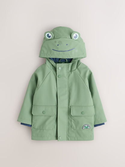 Dsiney Kidz - Green Frog Character Shower Resistant Coat (3mths-7yrs) image 1