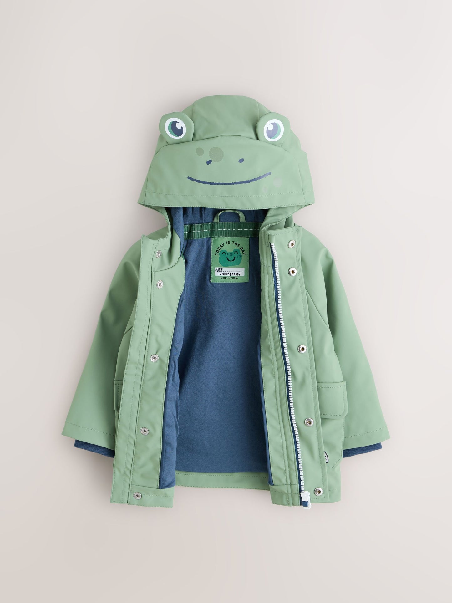 Dsiney Kidz - Green Frog Character Shower Resistant Coat (3mths-7yrs) image 3
