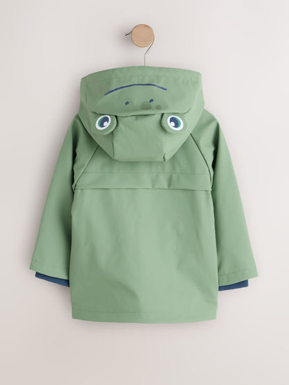 Dsiney Kidz - Green Frog Character Shower Resistant Coat (3mths-7yrs) image 4