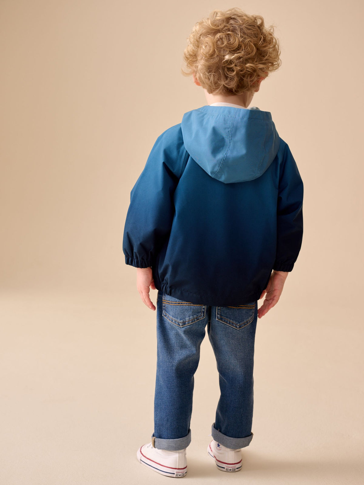 Dsiney Kidz - Ombre Blue Waterproof Cagoule Jacket (3mths-7yrs) image 3
