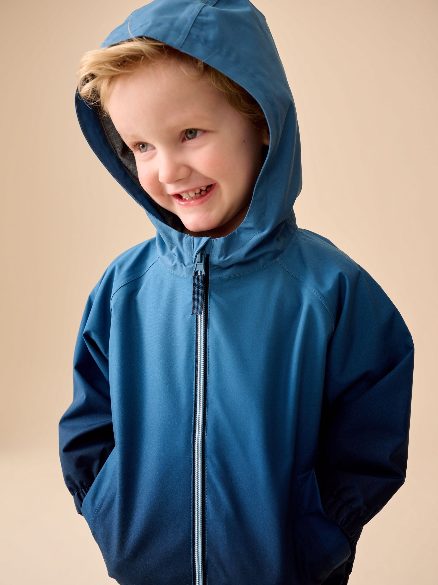 Dsiney Kidz - Ombre Blue Waterproof Cagoule Jacket (3mths-7yrs) image 4