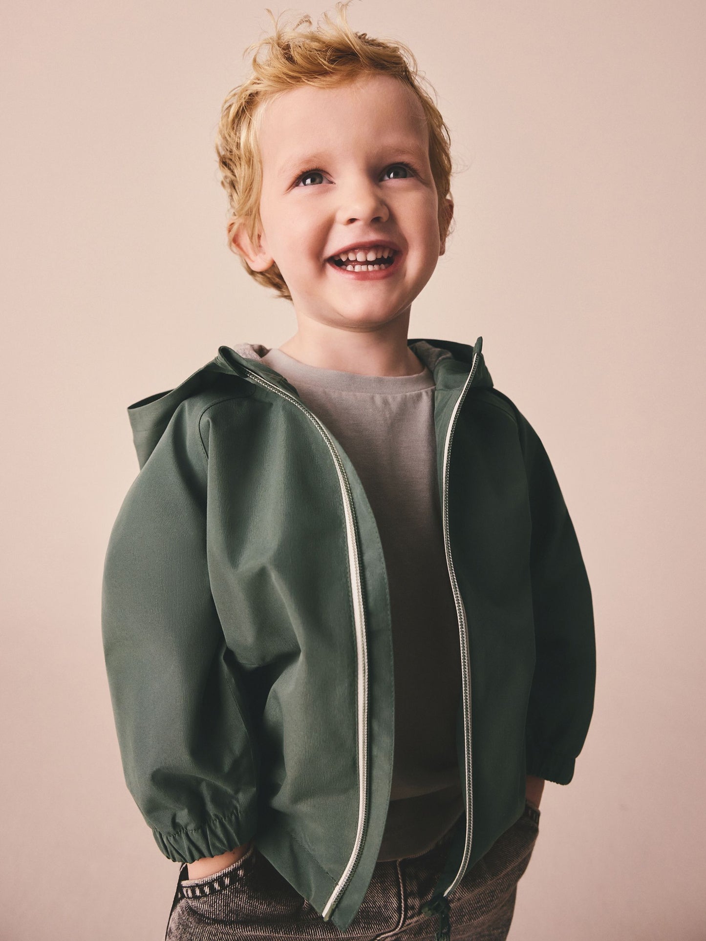 Dsiney Kidz - Sage Green Waterproof Cagoule Jacket (3mths-7yrs) image 1