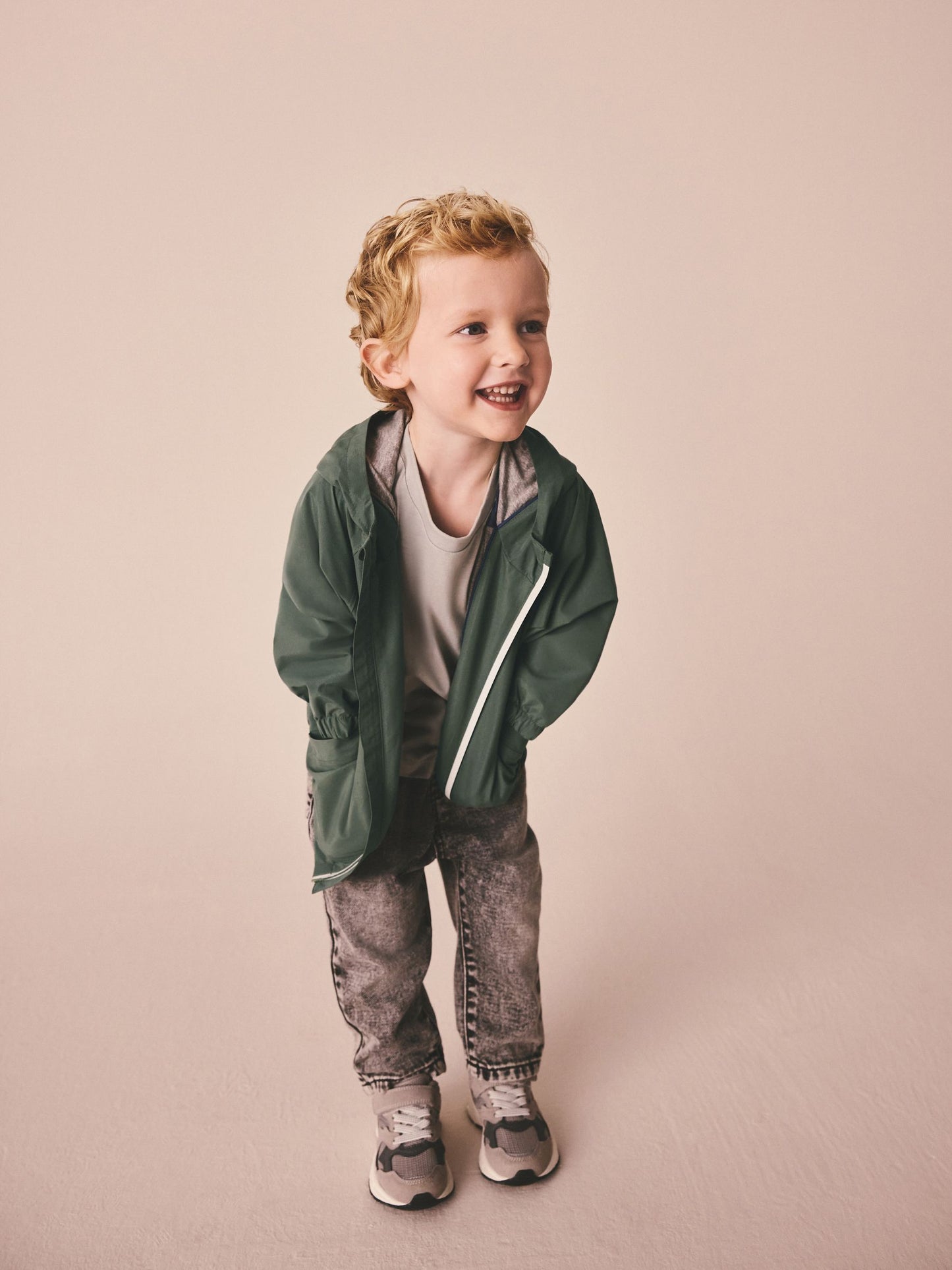 Dsiney Kidz - Sage Green Waterproof Cagoule Jacket (3mths-7yrs) image 3